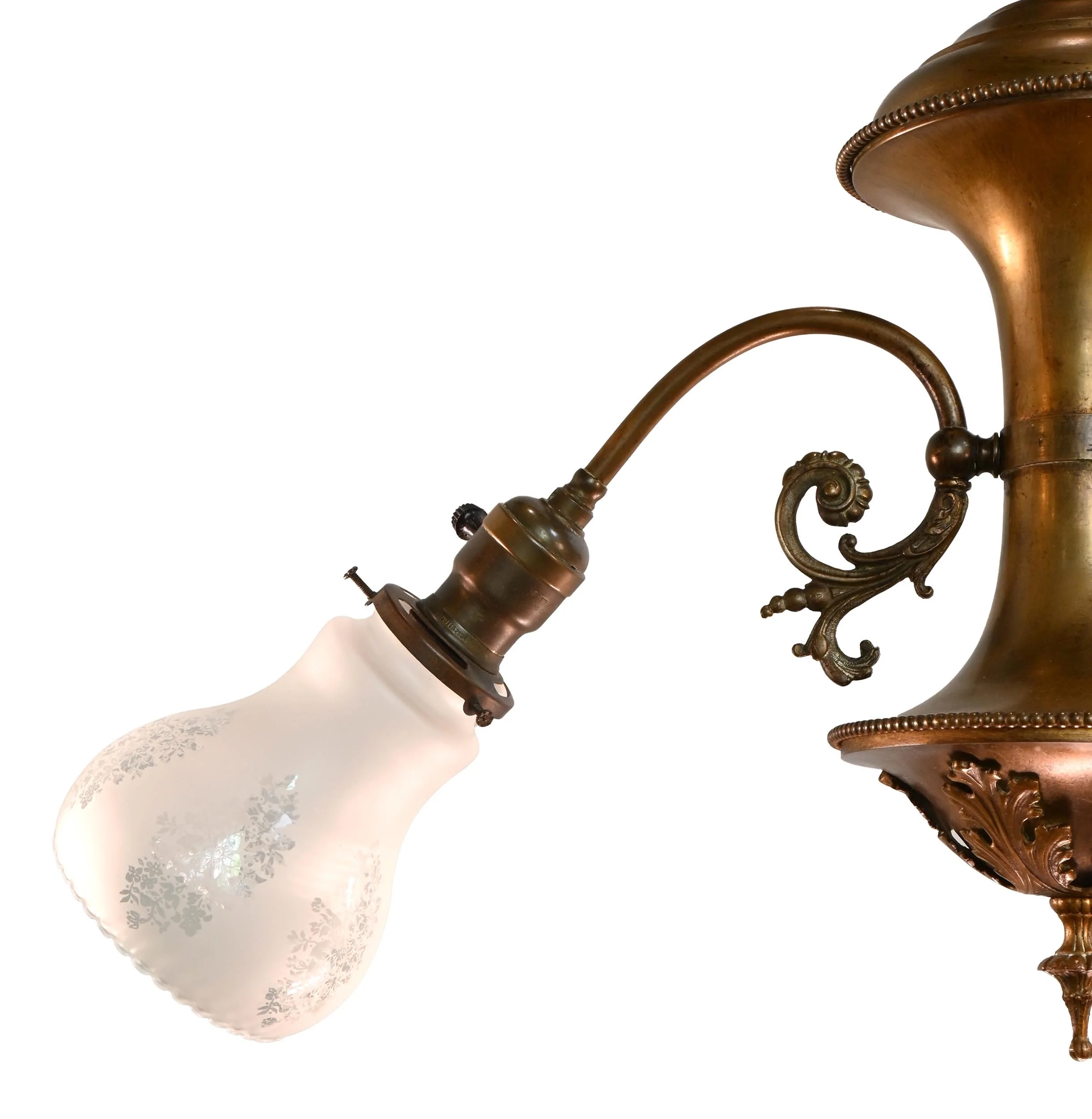 ◆大光電機◆LED照明器具◆DCL-41228◆N-2503CL1◆ 24894+brass+3+beaded+shade+
